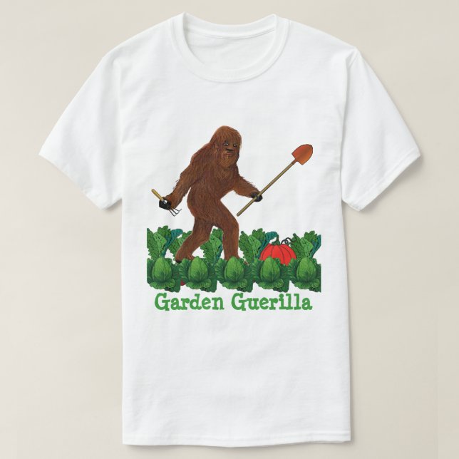 Camiseta Guerrilha do jardim (Frente do Design)