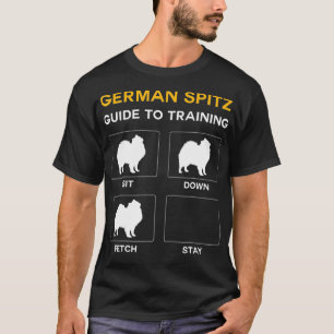 Camiseta Guia Alemão De Spitz Para Treinar Cão De Obediê