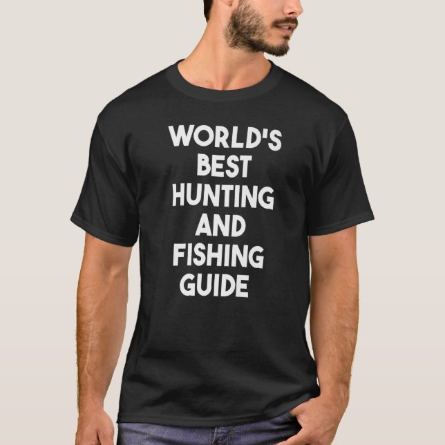 Camiseta Guia de Caça e Pesca do Mundo   (Frente)