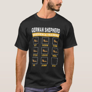 Camiseta Guia De Cães De Treinamento De Obediência Do germa