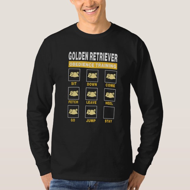 Camiseta Guia de Cães de Treinamento para Obediência de Ret (Frente)