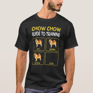 Camiseta Guia De Chow Para Treinar Obediência De Cães