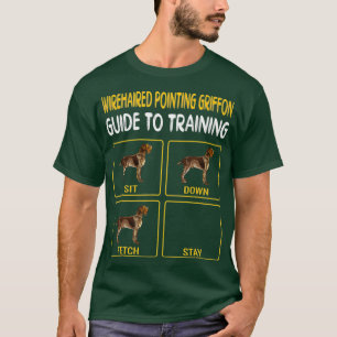 Camiseta Guia De Formação De Apontar Griffon Por Wirehaired
