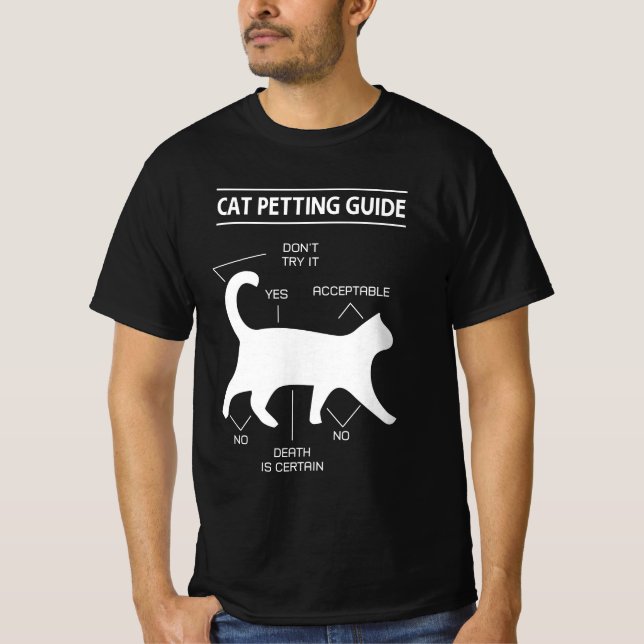 Camiseta Guia de introdução de gatos (Frente)