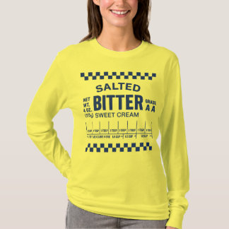 Camiseta Guia de Medição de Manteiga com Sal
