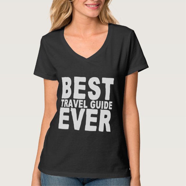 Camiseta Guia de melhor Viagem nunca (Frente)