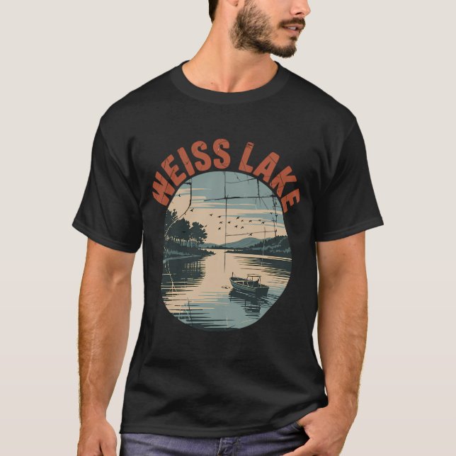 Camiseta Guia de Pesca Guia de Águas Interiores Serviço de  (Frente)