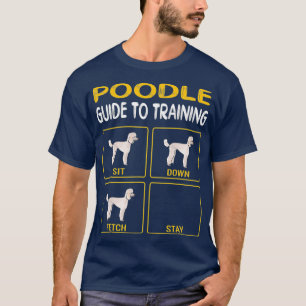 Camiseta Guia De Poodle Para Treinar Obediência De Cães