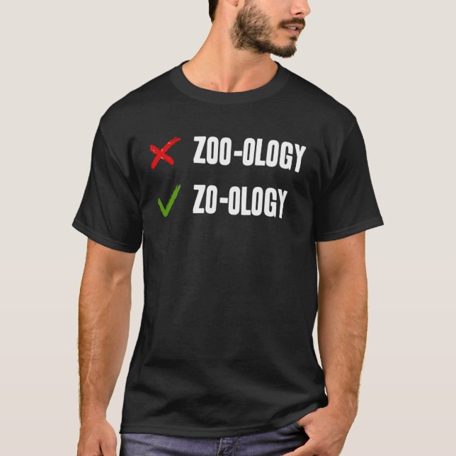 Camiseta Guia de Pronúncia Zoológica (Frente)