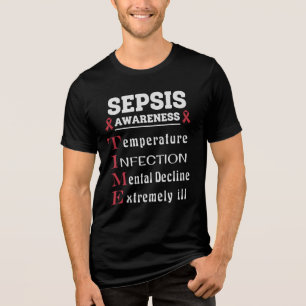 Camiseta Guia de Sensibilização Sepsis