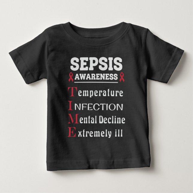 Camiseta Guia de Sensibilização Sepsis (Frente)
