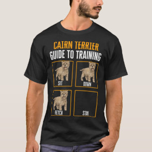 Camiseta Guia de Terrier do Cairn para o treinamento