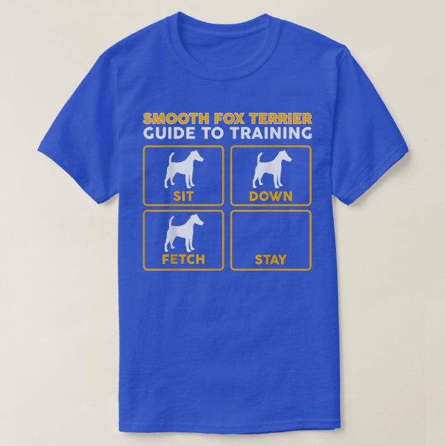 Camiseta Guia De Treinamento Suave Para Terrier Funny (Frente do Design)