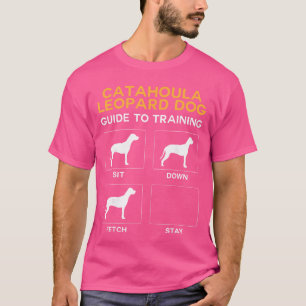 Camiseta Guia do Cão Leopardo Catahoula para treinamento Ob