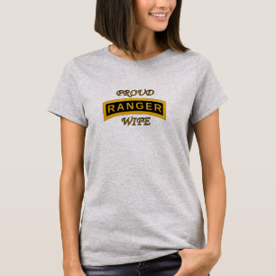 Camiseta Guia do Exército Ranger - Esposa Orgulhosa - Camis