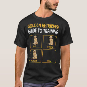 Camiseta Guia Do Retriever De ouros Para Treinar A Obediênc