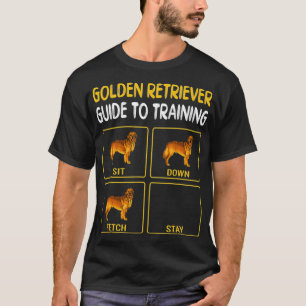 Camiseta Guia Do Retriever De ouros Para Treinar A Obediênc