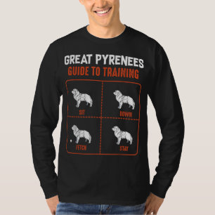 Camiseta Guia Dos Pirenéus excelentes Para Formação De Cão