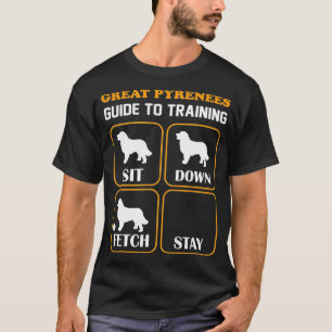 Camiseta Guia dos Pirenéus excelentes para Treinar Pet de C