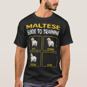 Camiseta Guia Maltês Para Formação Da Obediência Aos C