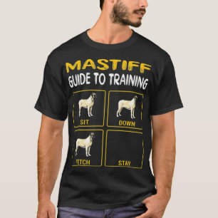 Camiseta Guia Mastiff Para Treinar Obediência De Cães