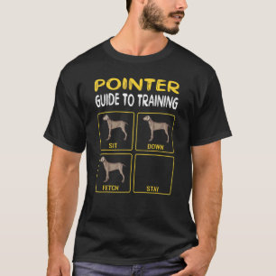 Camiseta Guia Pointer Para Treinamento De Obediência Canina