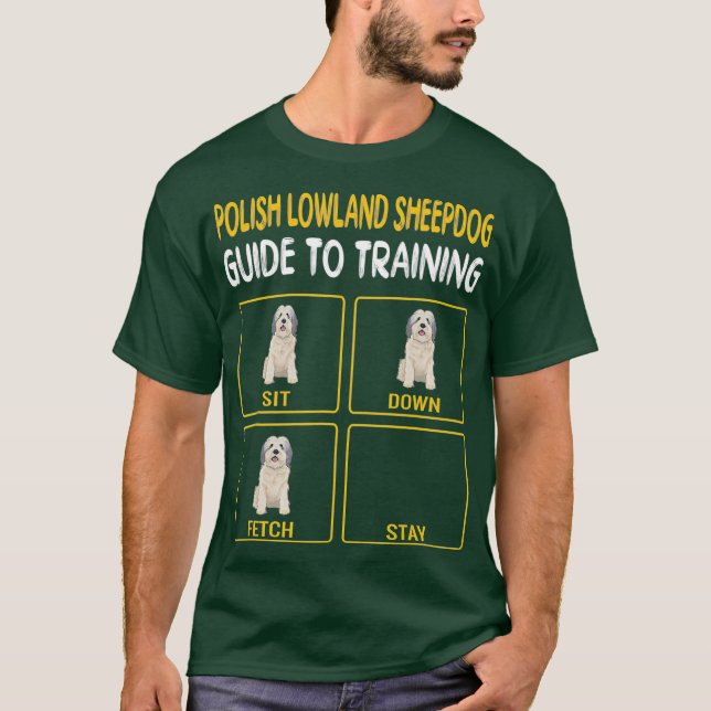 Camiseta Guia Polonês De Cão De Ovelha (Frente)