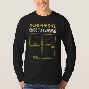 Camiseta Guia Schipperke Para Formação Da Obediência Aos Cã