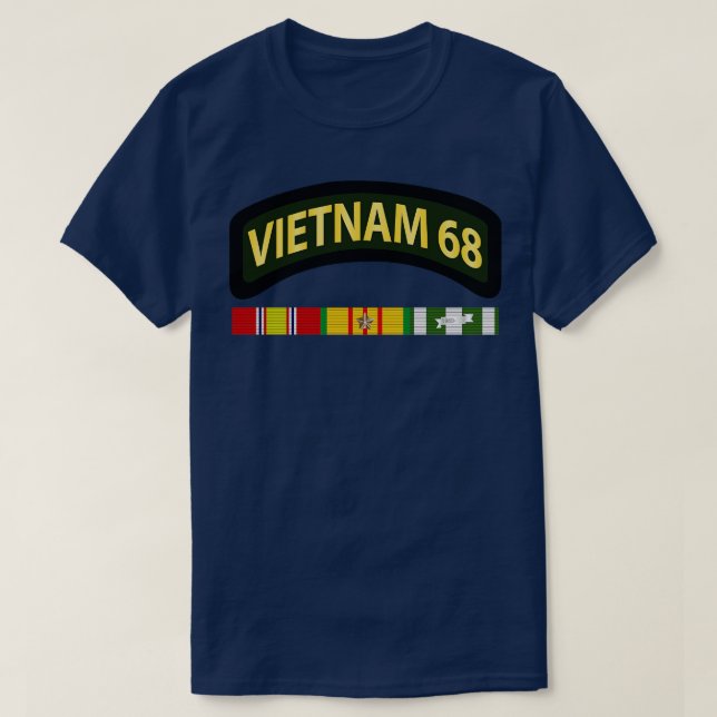 Camiseta Guia Vietnã 68 w VN SVC (Frente do Design)