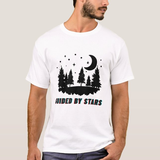 Camiseta Guiado pelas Estrelas (Frente)