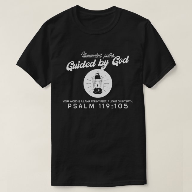 Camiseta Guiado por Deus (Frente do Design)