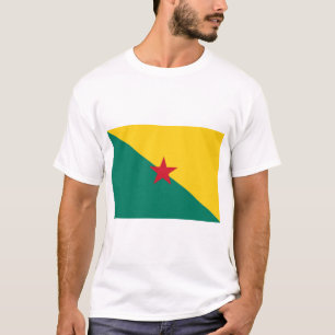 Camiseta Guiana - Drapeau de la Guyane Flag