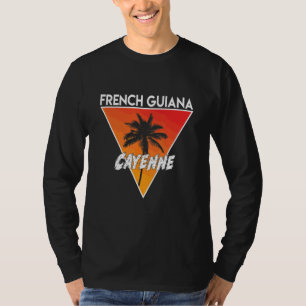 Camiseta Guiana Francesa Com Cores Ensolaradas