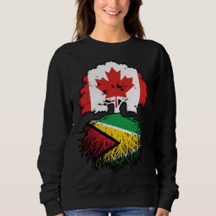 Camiseta Guiana Guiana Guiana Canadense Canada Tree Roots F