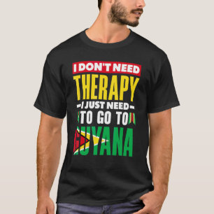 Camiseta Guiana Guianense Bandeira da Guiana Não Preciso de