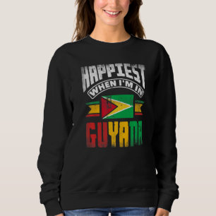 Camiseta Guiana Guianenses Bandeira da Guiana Mais Feliz Qu