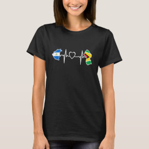 Camiseta Guiana Nicarágua Sinalizador Guiana Nicarágua Cora