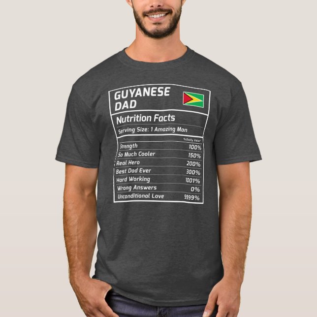 Camiseta Guiana Pai Fatos Orgulhosos (Frente)
