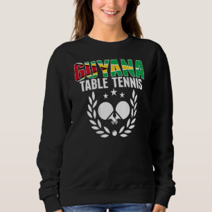 Camiseta Guiana Ping Pong Equipe de Tênis de Mesa da Guiana