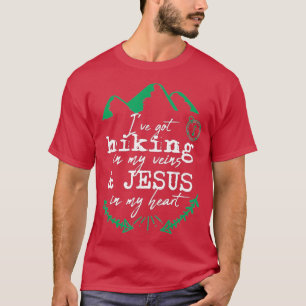 Camiseta Guiando Jesus Cristão ao ar livre Homens Hiker Gif
