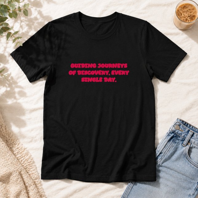 Camiseta Guiando Jornadas De Descoberta Todos Os Dias Educa (Criador carregado)