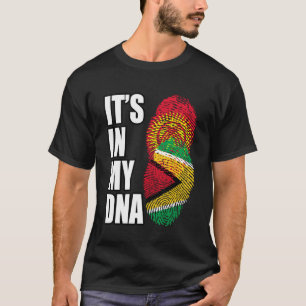 Camiseta Guianês E Quirguistão Misturam Sinalizador De Hera