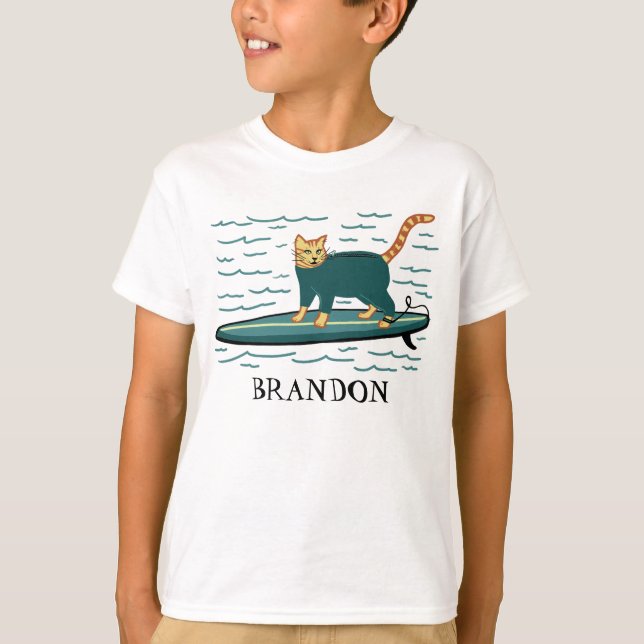 Camiseta Guias de surf Cat Cóta PERSONALIZAR TI (Frente)