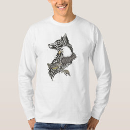 Camiseta Guias para aves e animais na frente e trás, T-Shir