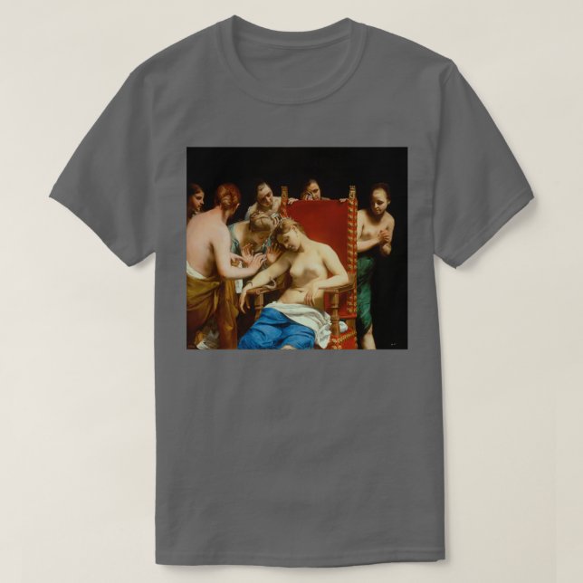 Camiseta Guido Cagnacci A Morte de Cleópatra (Frente do Design)