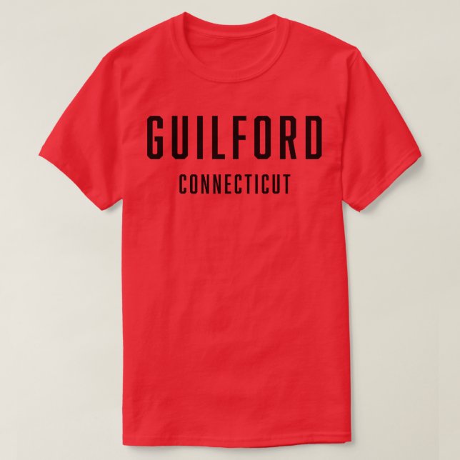 Camiseta Guilford Connecticut (Frente do Design)