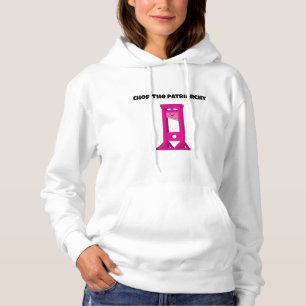 Camiseta Guillotine rosa Chop O Hoodie Patriarcado das Mulh