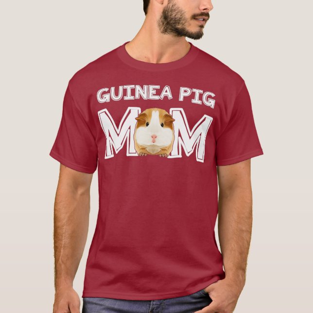Camiseta Guiná Mãe Roupa Roupa Acessórios Cavy (Frente)