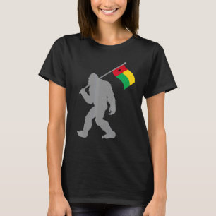 Camiseta Guiné-Bissau Ou Bandeira Da Guiné-Bissau Na Guiné-