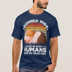 Camiseta Guiné doce e engraçada Porco bonitinho Amor 175